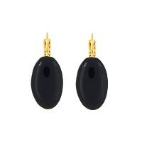 Серьги TARATATA, Magnolia, с цветной смолой, TT-H25-08764-202 черный