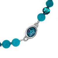 Колье Lanzerotti, Atlantide, с агатом, муранским стеклом, кристаллами, LZ-23.03-064 бирюзовый