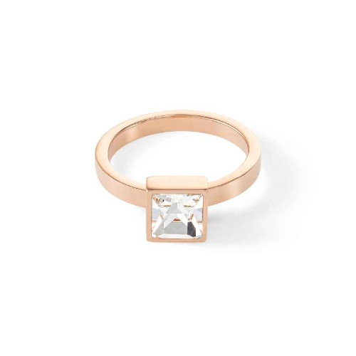 Кольцо Coeur de Lion Brilliant Square Rose Gold, 0500/40-1822 58