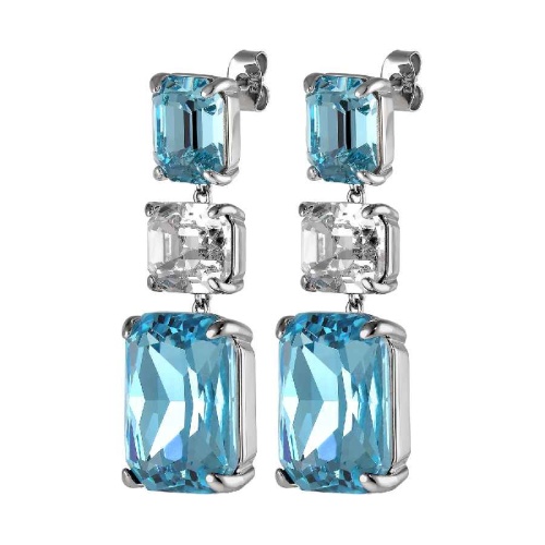 Серьги Dyrberg Kern ESMARA SS AQUA / CRYSTAL, 460015