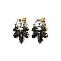 Серьги Dyrberg Kern DRAGO SG BLACK / CRYSTAL, 470021