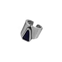 Кольцо Tra-la-ra, Odisea, разъемное, с кристаллом, TLR24-237P301 черный