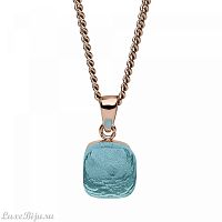 Колье Qudo Firenze turquoise 400272.1 BL/RG