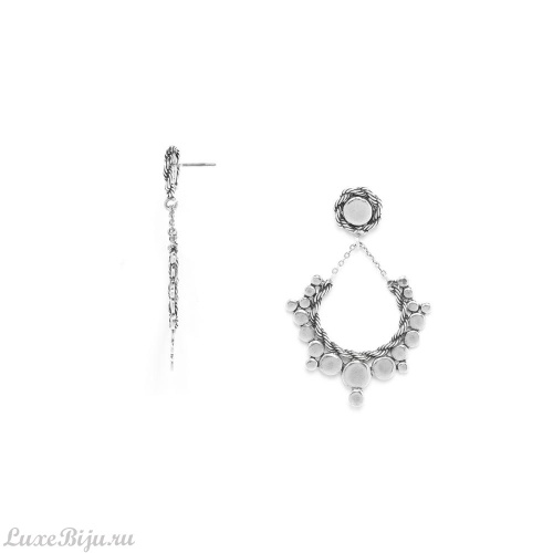 Серьги ORI TAO, Malaga, подвески с берберским узором, OT22.1-12-30231 серебристый фото 2