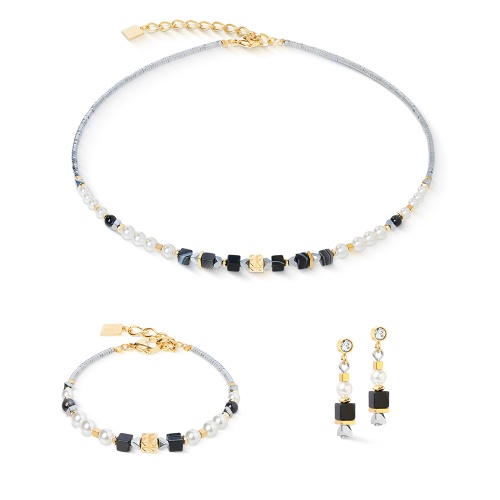 Колье Coeur de Lion Black-White, 4314/10-1314 фото 3