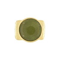 Кольцо TARATATA, Frida, разъемное, смола, слюдяной порошок, TT-H25-06419-207 зеленый