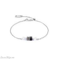 Браслет Coeur de Lion Black-Silver, 5076/30-1317