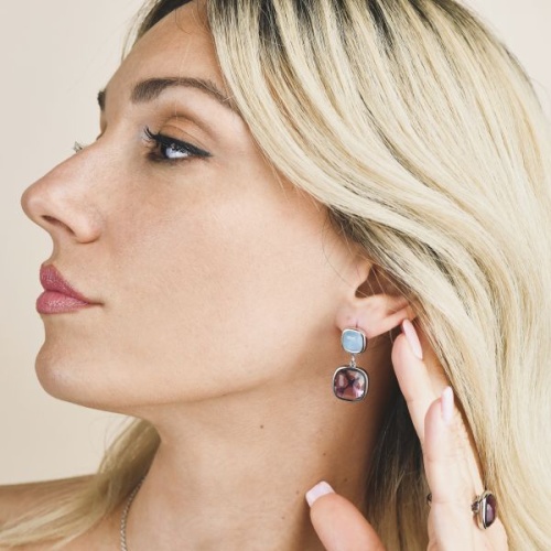 Серьги Boccadamo METALLO E CRISTALLO, XOR724I фото 2