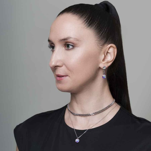 Серьги Fiore Luna AB, A2401SW-E01.25 BW/S фото 2