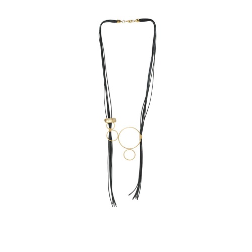 Колье Katerina Vassou, Cosmic, с кварцем, KV25.2-404836GCRY золотистый