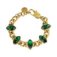 Браслет Dyrberg Kern ZELKO SG EMERALD GREEN, 470052