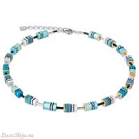 Колье Coeur de Lion Turquoise Green 4746/10-0605