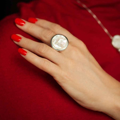 Кольцо Possebon Mother Pearl Mosaic, K2155.1/19 S 24 фото 2