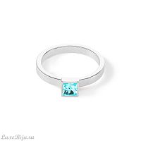 Кольцо Coeur de Lion Aqua-Silver 19 мм, 0501/40-2017 60