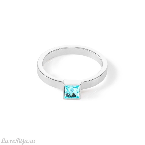 Кольцо Coeur de Lion Aqua-Silver 19 мм, 0501/40-2017 60