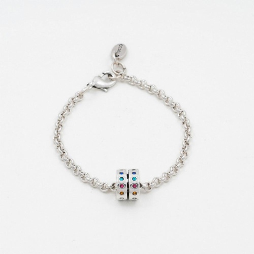 Браслет Tucco, Anais, с кристаллами Swarovski, TC-TMPU156 серебристый