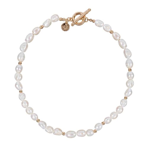 Колье Fiore Luna String of Pearls Сarabiner, BL4508 G