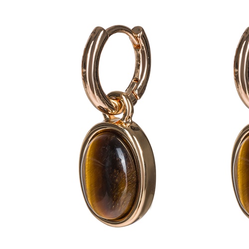 Серьги Fiore Luna TIGER EYE, LE1203 BR/G фото 3