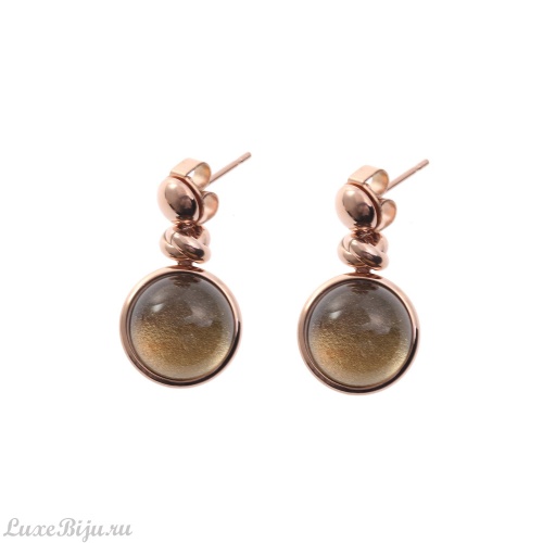 Серьги Qudo Caneva Big RG/P 312785 G/RG