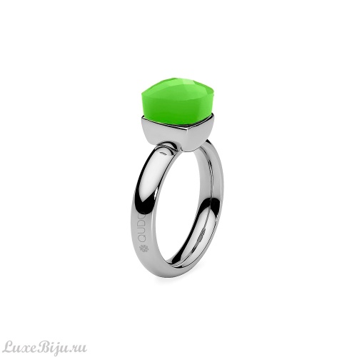 Кольцо Qudo Firenze light green opal 17.2 мм 610357/17.2 G/S
