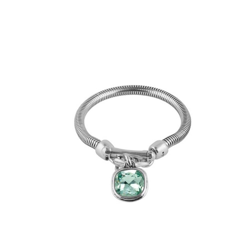 Браслет Ciclon, Solitario, с кристаллом Swarovski, CN-EMO112 мятный, 19