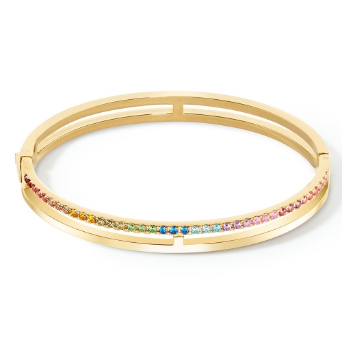 Браслет Coeur de Lion Multicolour Rainbow-Gold, 0136/32-1535 19