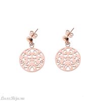 Серьги Qudo Cascia 301579 BR/RG