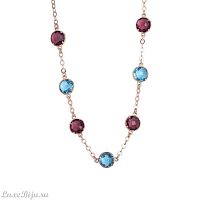 Колье Boccadamo XGR434RS BL/V/RG