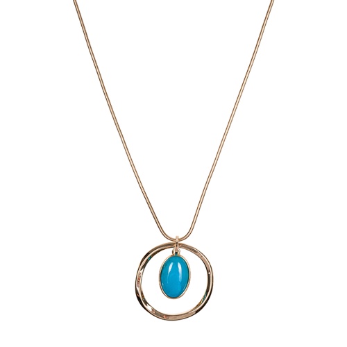 Колье Fiore Luna TURQUOISE OPAL, LN5142 BL/G фото 3