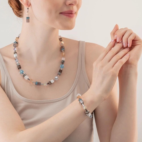 Колье Coeur de Lion Aqua-Beige, 4505/10-2010 фото 6