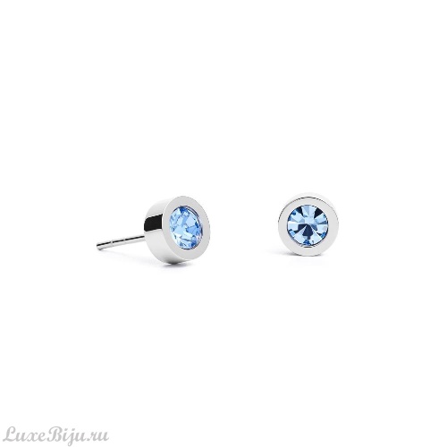Пусеты Coeur de Lion Light Blue, 0228/21-0741 фото 2
