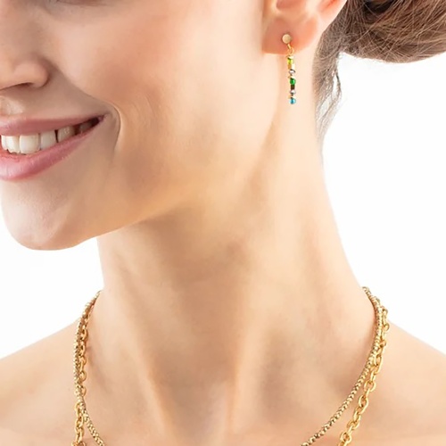 Серьги Coeur de Lion Multicolour Gold, 4359/21-1516 фото 9