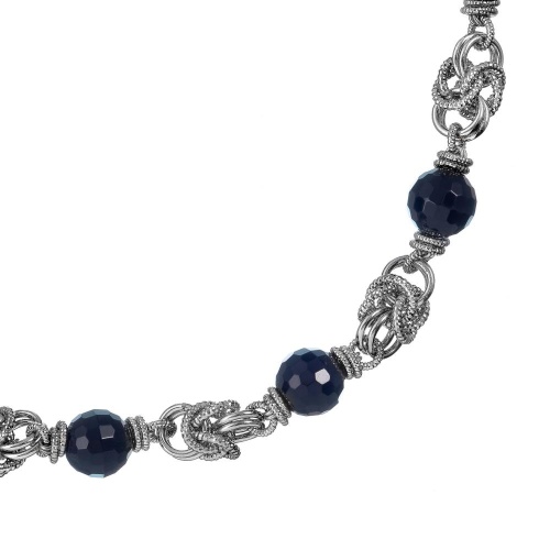 Колье Lanzerotti, Pianoforte, Королевский Бисмарк, оникс, LZ-25.12-385 черный фото 2