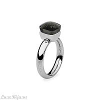 Кольцо Qudo Firenze smoky quartz 16.5 мм, 610121 BW/S