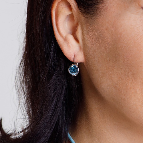 Серьги Fiore Luna Royal Blue Delite, A1911.23 BL/S фото 4