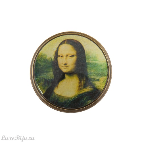 Брошь Clara Bijoux «Мона Лиза» F78471-MONA