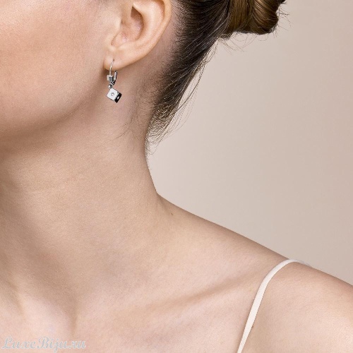Серьги Coeur de Lion Midnight Blue-Silver, 5080/20-0746 фото 3