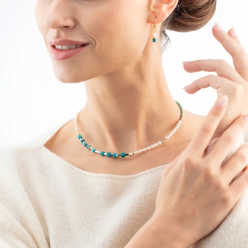 Колье Coeur de Lion Turquoise-Green, 1126/10-0605 фото 9