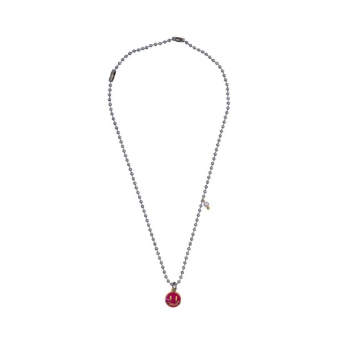 Колье Moon Paris, Kids, с подвеской-смайл, MK-23.03-009 розовый