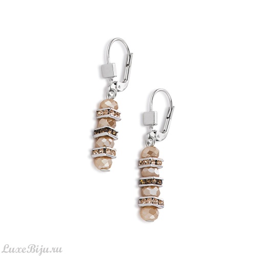 Серьги Coeur de Lion Beige 4858/20-1000