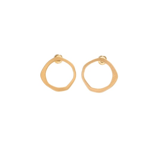 Серьги Dansk Copenhagen, Elysian, минималистичный дизайн, DNSK25.2-3C2407005 золотистый