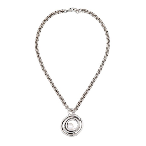 Колье Tucco, Aura, с жемчугом, TC-TMC136 серебристый