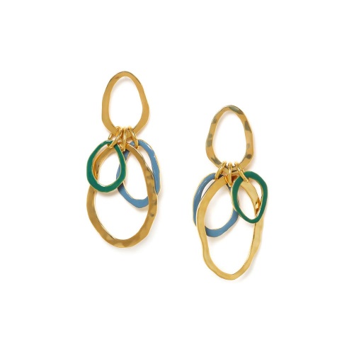 Серьги Franck Herval, Allegra, с цветной эмалью, FH23.2-12-68224 голубой