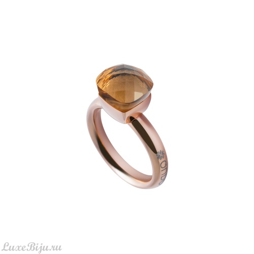Кольцо Qudo Firenze champagne 16 мм 612082 BR/RG
