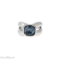 Кольцо Tucco, Camila, разъемное, с кристаллом, TC26.1-TMA113-P черный