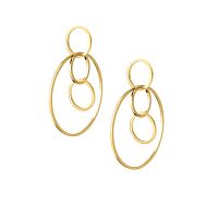 Серьги Katerina Vassou, Celestial, с кольцами, KV25.2-404828G золотистый