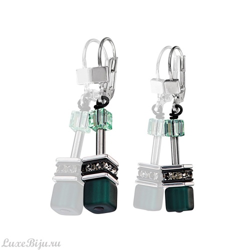 Серьги Coeur de Lion Green-pastel 2838/20-0536
