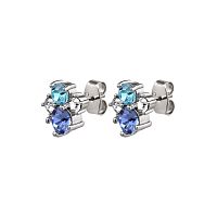 Серьги Dyrberg Kern BILLIS SS LIGHT SAPPHIRE, 460046