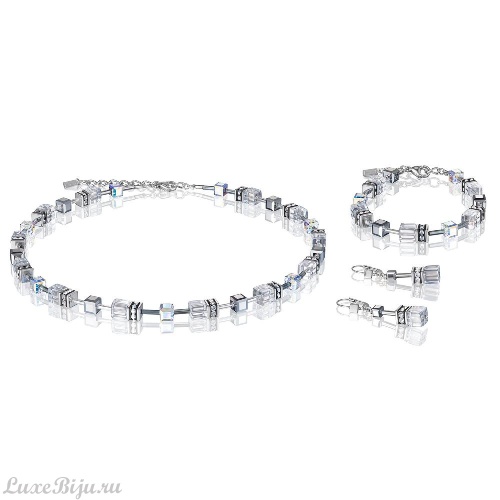 Серьги Coeur de Lion Crystal Silver 4015/20-1817 фото 2