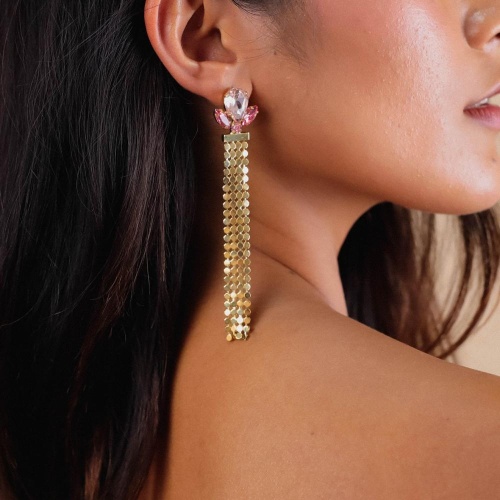 Серьги Franck Herval, Irene, с кристаллами Swarovski, FH24.2-12-69081 золотистый фото 7